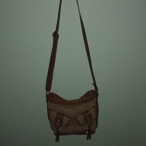 Brown cross body